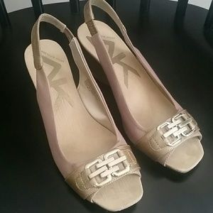 Anne Klein peep toe sandals